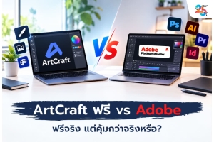 ArtCraft ฟรี vs Adobe ฟรีจริง แต่คุ้มกว่าจริงหรือ? เปิดต้นทุนแฝงที่คนทำงานออกแบบไม่ควรมองข้าม