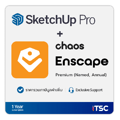 SketchUp Pro + Enscape Premium (floating, annual)