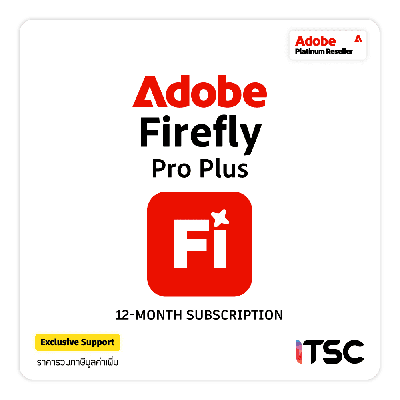 Adobe Firefly Pro Plus for Teams (10k credits) Hosted Subscription