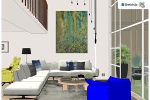 SketchUp สำหรับการออกแบบเฟอร์นิเจอร์ เครื่องมือสร้างโมเดล 3D สำหรับนักออกแบบผลิตภัณฑ์