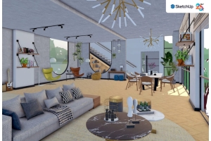 SketchUp สำหรับ Interior Design เครื่องมือสำคัญของนักออกแบบภายในยุคใหม่