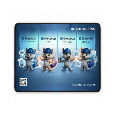 Mouse Pad SIZE M (ITSC SketchUp 4 Software)