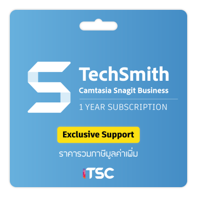 TechSmith Camtasia Snagit Business 1 Year Subscription