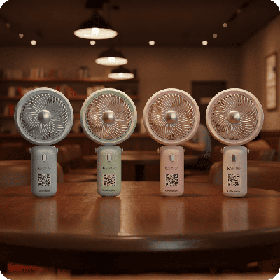 พัดลมพกพา Portable Fan (Collection K Coffee)