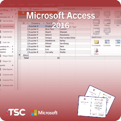 คอร์สเทรนนิ่ง Microsoft Access 2016