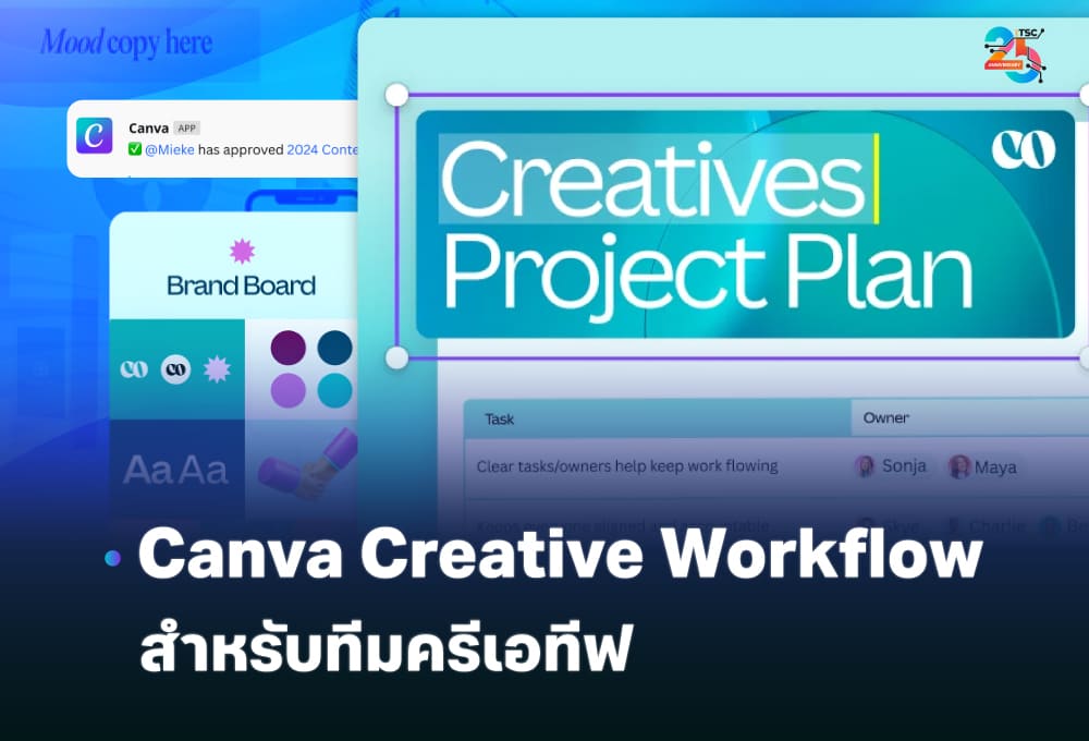 Canva Creative Workflow ระบบงานครีเอทีฟที่ช่วยให้องค์กรสร้างสรรค์งานได้เร็วขึ้น