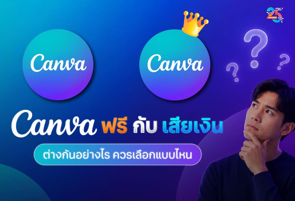 Canva ฟรีกับเสียเงิน ต่างกันอย่างไร และควรเลือกแบบไหน