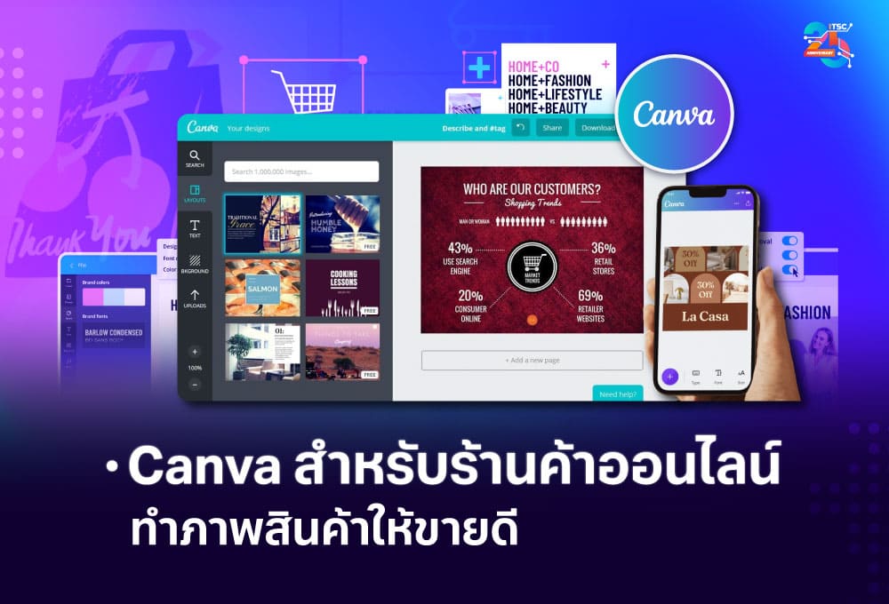 Canva สำหรับร้านค้าออนไลน์ ทำภาพสินค้าและสื่อโปรโมชันให้ขายดี