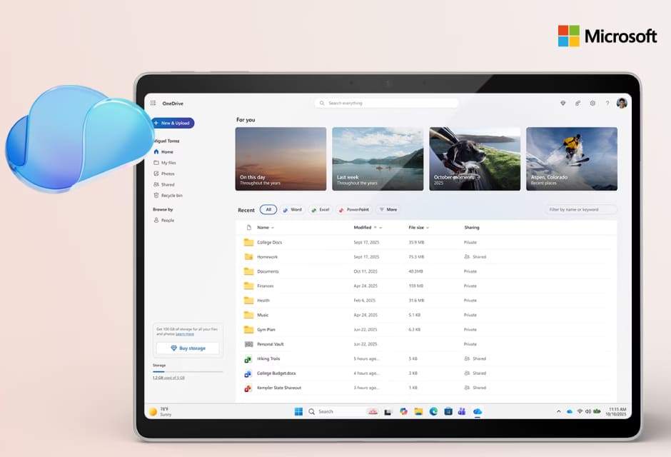 Microsoft 365 Personal [ESD] โซลูชั่นสำนักงานครบวงจรสำหรับผู้ใช้รายบุคคล