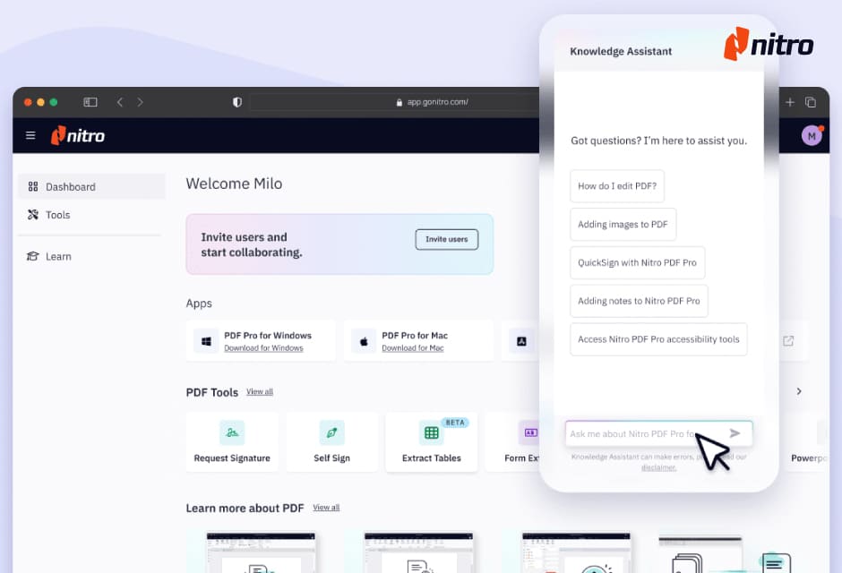 Nitro PDF Productivity Subscription โซลูชันจัดการไฟล์ PDF ครบวงจรสำหรับธุรกิจยุคใหม่