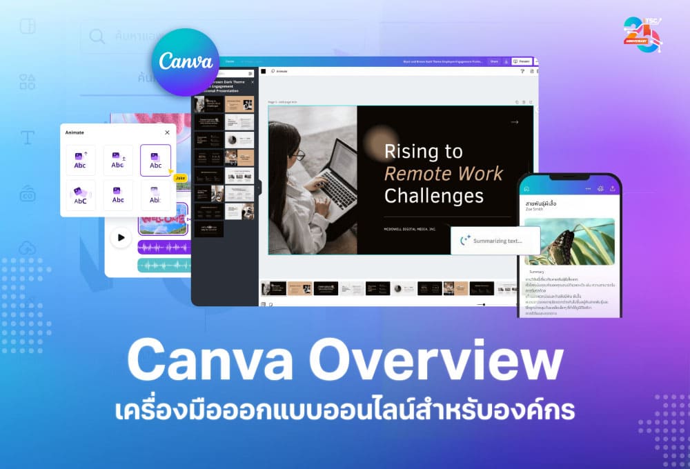 Canva Overview ภาพรวมเครื่องมือออกแบบออนไลน์สำหรับธุรกิจและองค์กร