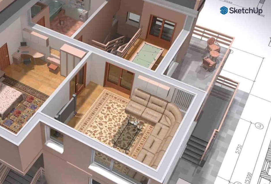 SketchUp สำหรับงานออกแบบภายใน (Interior Design): เห็นภาพจริง ตัดสินใจง่าย และแก้แบบได้เร็ว