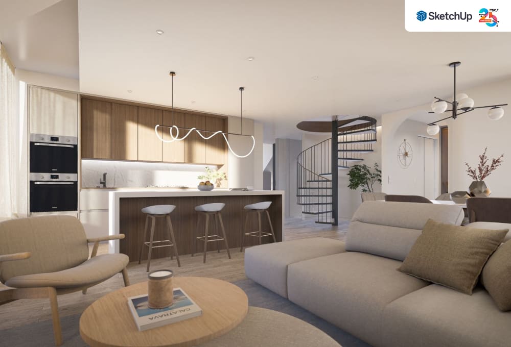 SketchUp ใช้ออกแบบบ้านได้อย่างไร เครื่องมือสำคัญสำหรับการสร้างโมเดลบ้าน 3D