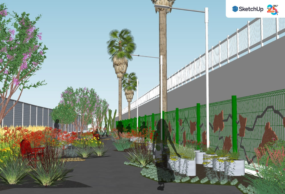 SketchUp สำหรับ Landscape Design เครื่องมือสำคัญสำหรับการออกแบบภูมิทัศน์