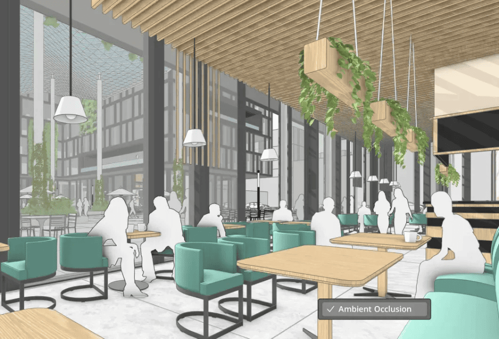 SketchUp สำหรับการออกแบบร้านค้าและร้านอาหาร สร้างโมเดล 3D เพื่อวางแผนธุรกิจ