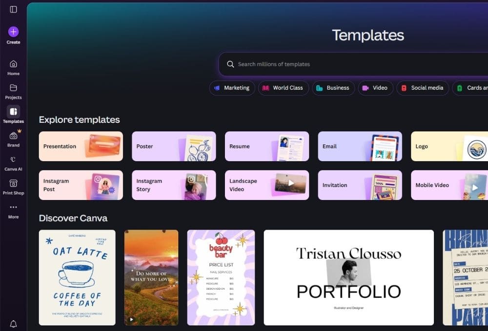 Canva Template คืออะไร ใช้งาน Template ใน Canva อย่างไรให้สร้างงานออกแบบได้เร็วขึ้น