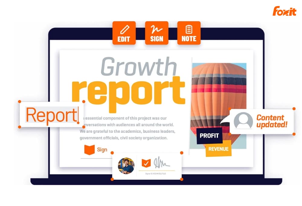 Foxit PDF Editor โปรแกรมจัดการไฟล์ PDF สำหรับองค์กรยุคดิจิทัล