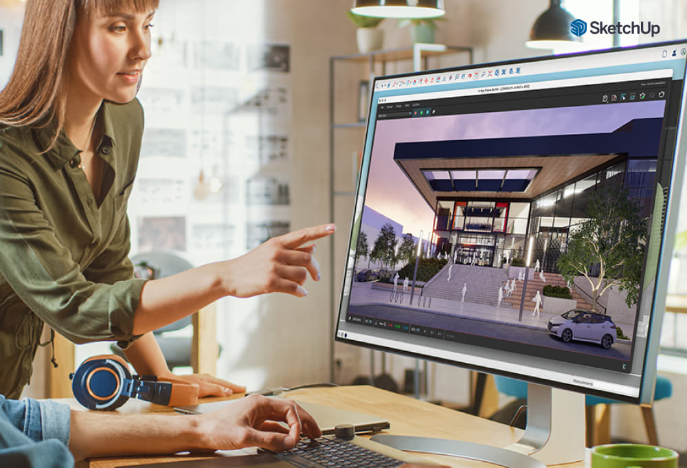 SketchUp สำหรับงานสถาปัตยกรรม เครื่องมือออกแบบ 3D ที่มืออาชีพเลือกใช้