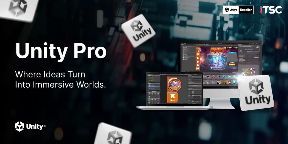 แบนเนอร์โปรโมทซอฟต์แวร์ Unity Pro by ITSC